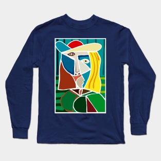 cubist woman Long Sleeve T-Shirt